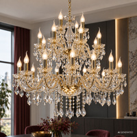 Candelabru din aur cu cristale 18xE14 Maria Teresa 30-94615
