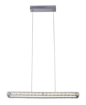 Suspension LED rectangulaire chromée 20W 4000K Symphony Candellux 31-55743