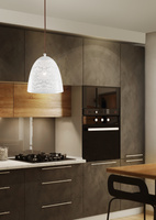 Plafoniera suspendata 1X60W E27 ajurata alb BENE 31-70340