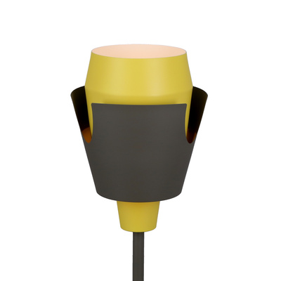 Table lamp grey/yellow with switch Falun LEDEA 50501150