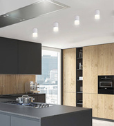 Aufbau-Röhrenlampe Grau mit Milchglas für GU10-Leuchtmittel Candellux 2273686