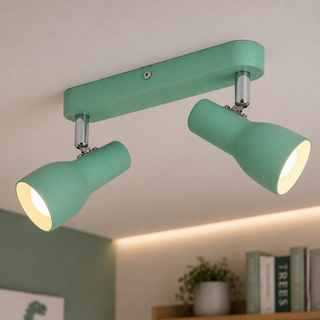 Applique bande 2X40W E14 menthe PICARDO 92-50595