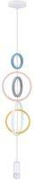 hoops 5 lampă suspendată 1x20w E27 iq kids mix color