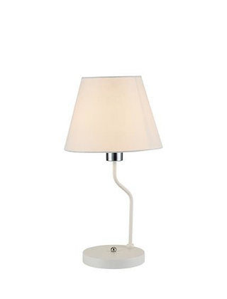 York Ledea 50501101 table lamp with white shade