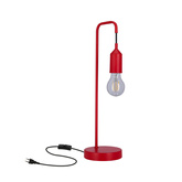 Rote Tischleuchte aus Metall Laren Ledea 50501195
