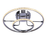 Plafonnier rond LED chrome plafond 36W 3000K Adel Candellux 98-69634