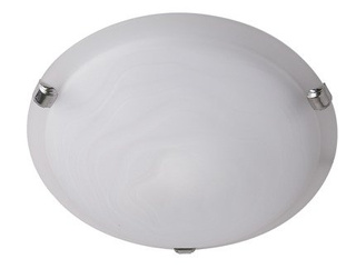 60W Wrap Candellux 13-82213 runde Wand-Deckenleuchte aus weißem Glas