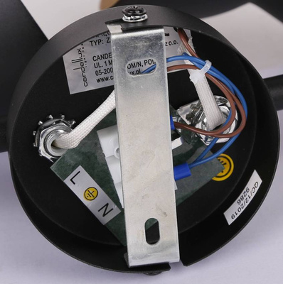 Lampa de perete candellux diso 92-63427 e27 negru+auriu