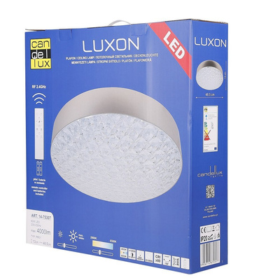 Luxis Lampa sufitowa plafon 60w led 48,5 cm zmienna barwa i jasność