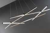ANDROS 5 light LED pendant lamp modern geometric LED chandelier 4000K