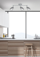 Wandlampenleiste 3X10W E14 LED Chrom MILTON 93-61294