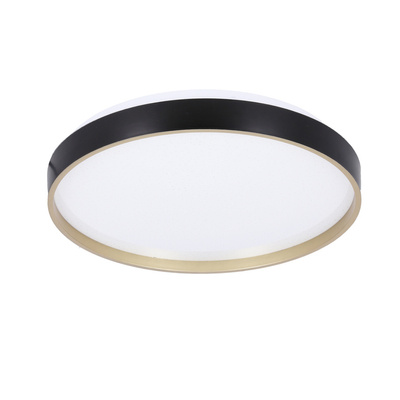Florida-Deckenleuchte mit schwarzem und goldenem Plafond, 18 W, LED, 33 cm, mit weißem Schirm