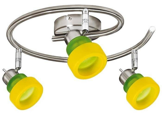 Ceiling lamp Candellux 98-85422 Venice spiral 3*40W G9 nickel