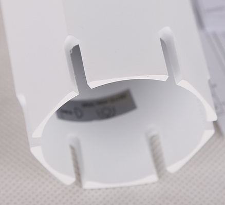 Lampa wisząca tuba biała metalowa regulowana GU10 LED