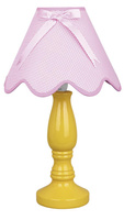 Lampka stołowa nocna ceramiczna żółto-różowa E27 Lola 41-84354