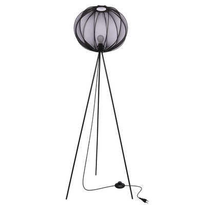 MELLOW lampe sur pied noire 1x40W E27 abat-jour 52 sphère noire 51-41944