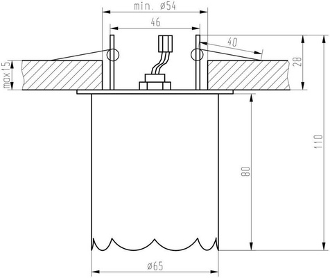 Plafonnier chrome cristal clair 40W G9 SK-73 Candellux 2203973