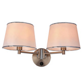 lampa ścienna kinkiet candellux ibis 2xE14 22-00890 E14 satyna
