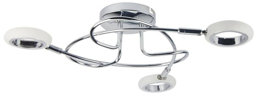 Deckenleuchte Plafond 3X4W LED Chrom 3000K AURELION 98-65582