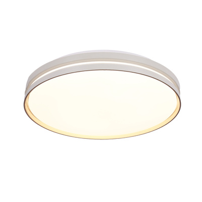 Montana Ceiling lamp white + gold plafond 24w led 40 cm white shade
