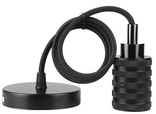 Lampă suspendată metal neagră E27 31-04901