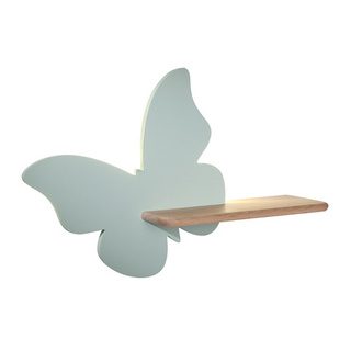 Applique étagère menthe 5W LED 4000K Butterfly 21-84880