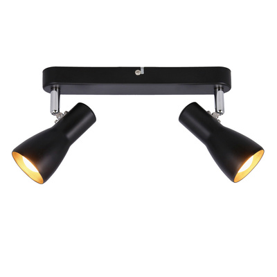 Deckenwandleuchte schwarzer Streifen 2x40W Picardo 92-50717