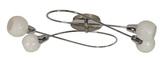 Plafonnier 4X40W E14 satiné AVILA 98-10100