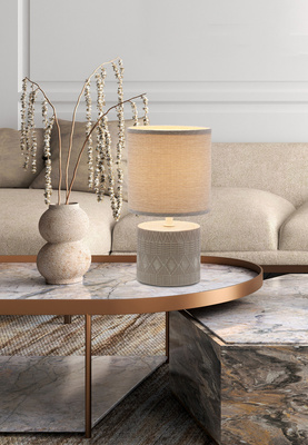 Dina table lamp gray 41-24398