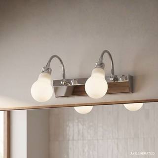 Lampa de perete candellux acrilic 22-27054 led aplice crom alb