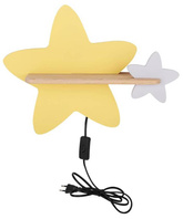 Applique murale 5W IQ Kids avec câble et prise Star Candellux 21-75734