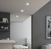 SS-22 plafonnier LED carré blanc 2226927