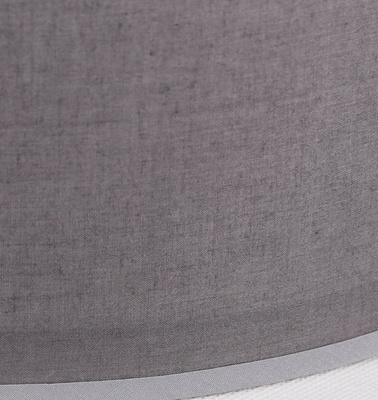 Lampa wisząca z abażurem Kioto szara 40 cm nowoczesna do salonu