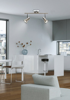 Ceiling lamp strip 2X50W GU10 chrome ARKON 92-59581