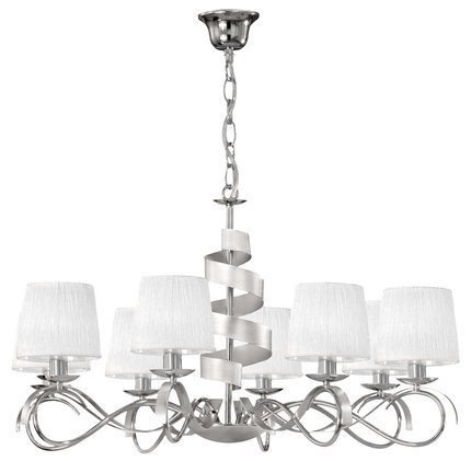 Hängelampe Chrom 8xE14 Kronleuchter Denis 38-23452
