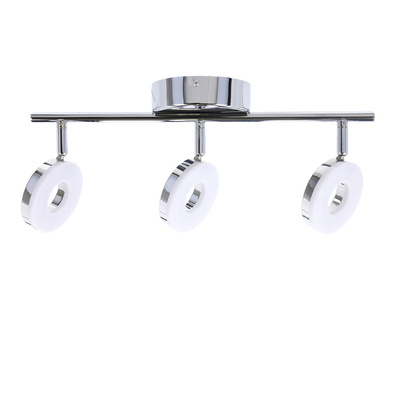 Lampa sufitowa THEMA listwa regulowana 3-punktowa LED do salonu metalowa