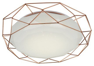 Plafoniera LED 24W auriu 43cm 4000K Sven 98-73174