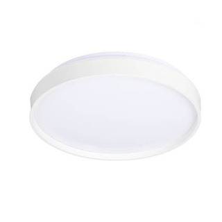 Texas plafonnier plafond 15w led 29 cm avec abat-jour blanc