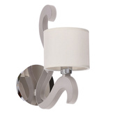 Wall lamp chrome woven lampshade luminous arm LED Ambrosia Candellux 21-33864