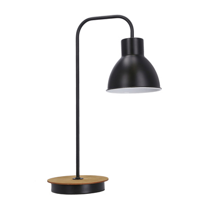 Lampka stołowa gabinetowa czarna Vario 41-73488