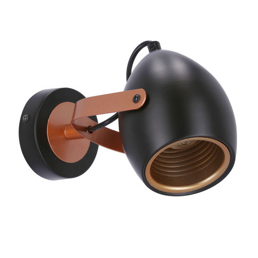 Black and copper adjustable wall lamp E14 40W Anica 91-81391