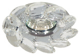 Transparent ceiling luminaire with crystals MR16 SK-77 Candellux 2222820