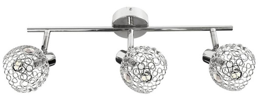 Ceiling lamp 3xG9 chrome crystal Aron 93-12333