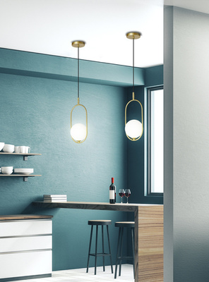 Cordel overhang 1x28w g9 brass