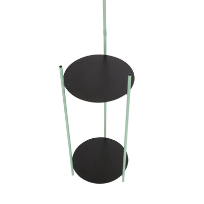 Walk 51-00033 lampadaire étagère noir et vert