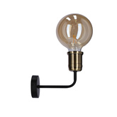 Aplică neagră + cadru metalic patinat Goldie 21-56160-Z