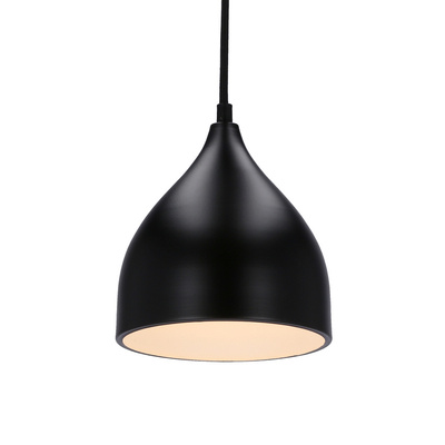 LAMPE SUSPENDUE YSTAD 170mm LEDEA 50101268 E27 40W MÉTAL NOIR