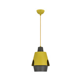 Hanging lamp yellow/gray E27 Falun Ledea 50101149