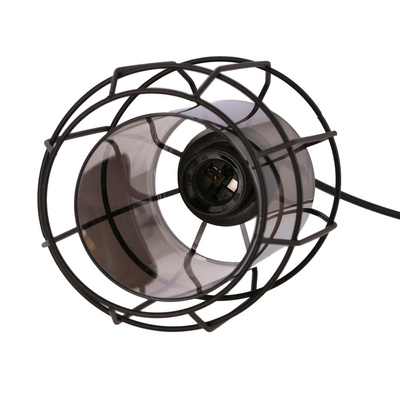 Jonera suspension noir 1X40 E27 abat-jour fumé 31-08428