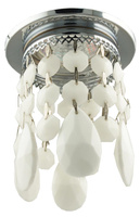 White ceiling luminaire with crystals MR16 50W SK-64 Candellux 2245150